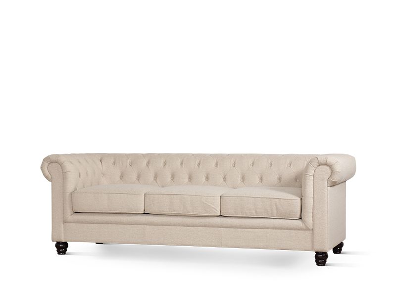 Hampton Oatmeal 3 Seater Sofa