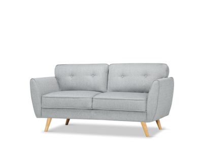 Harlow Light Grey 2 Seater Sofa