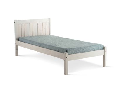 Rio White Single Bed