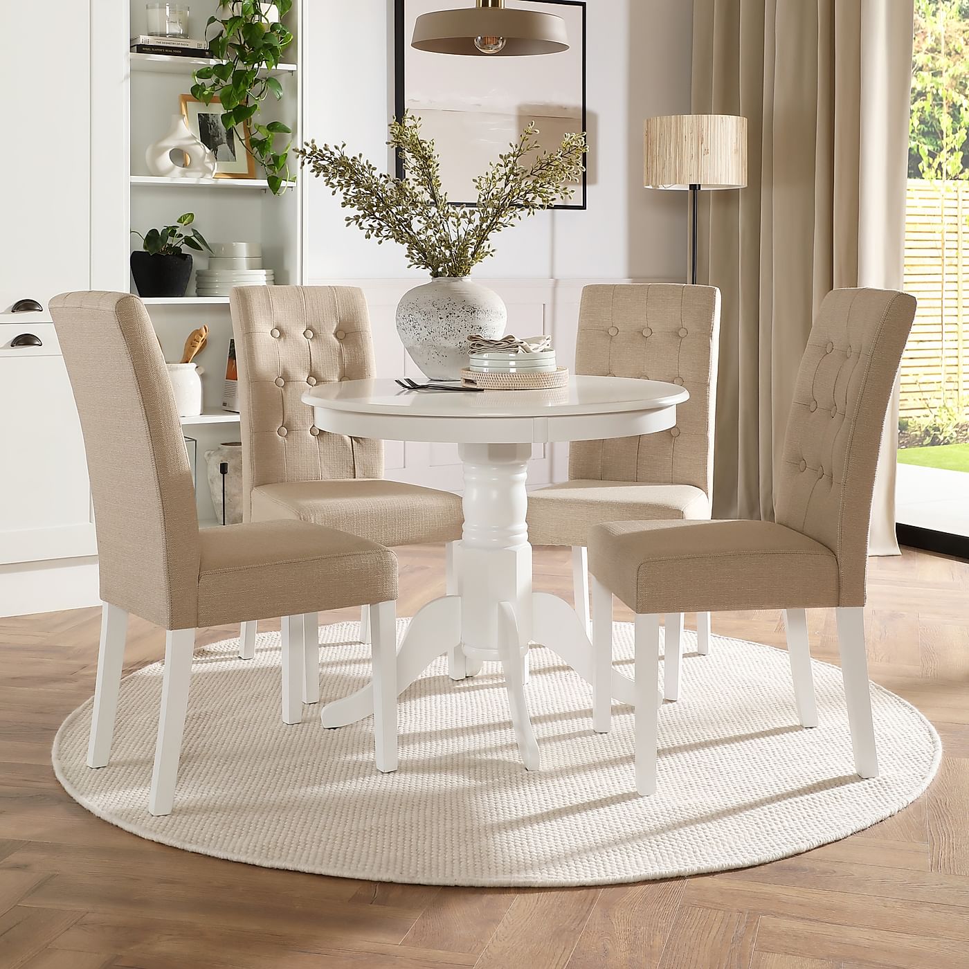 kitchen table set fabric chair