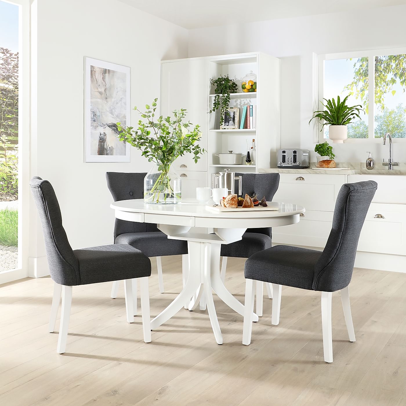 Latest White Round Dining Table Set Ideas in 2022