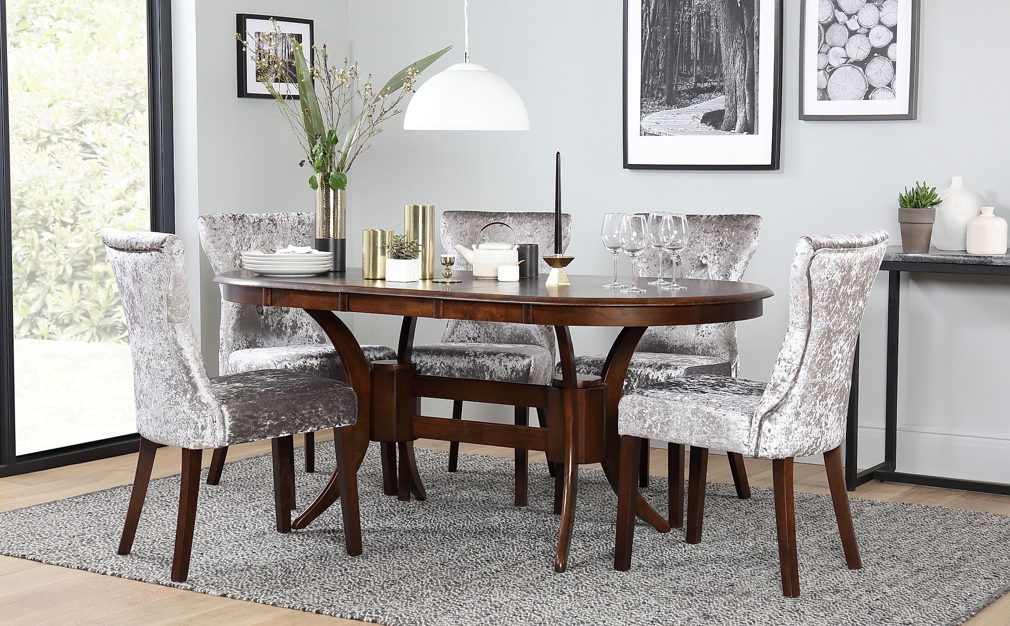 oval kitchen table 4 chair