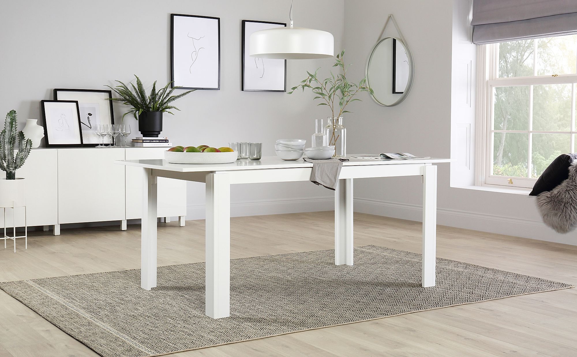 cortona extending dining room table