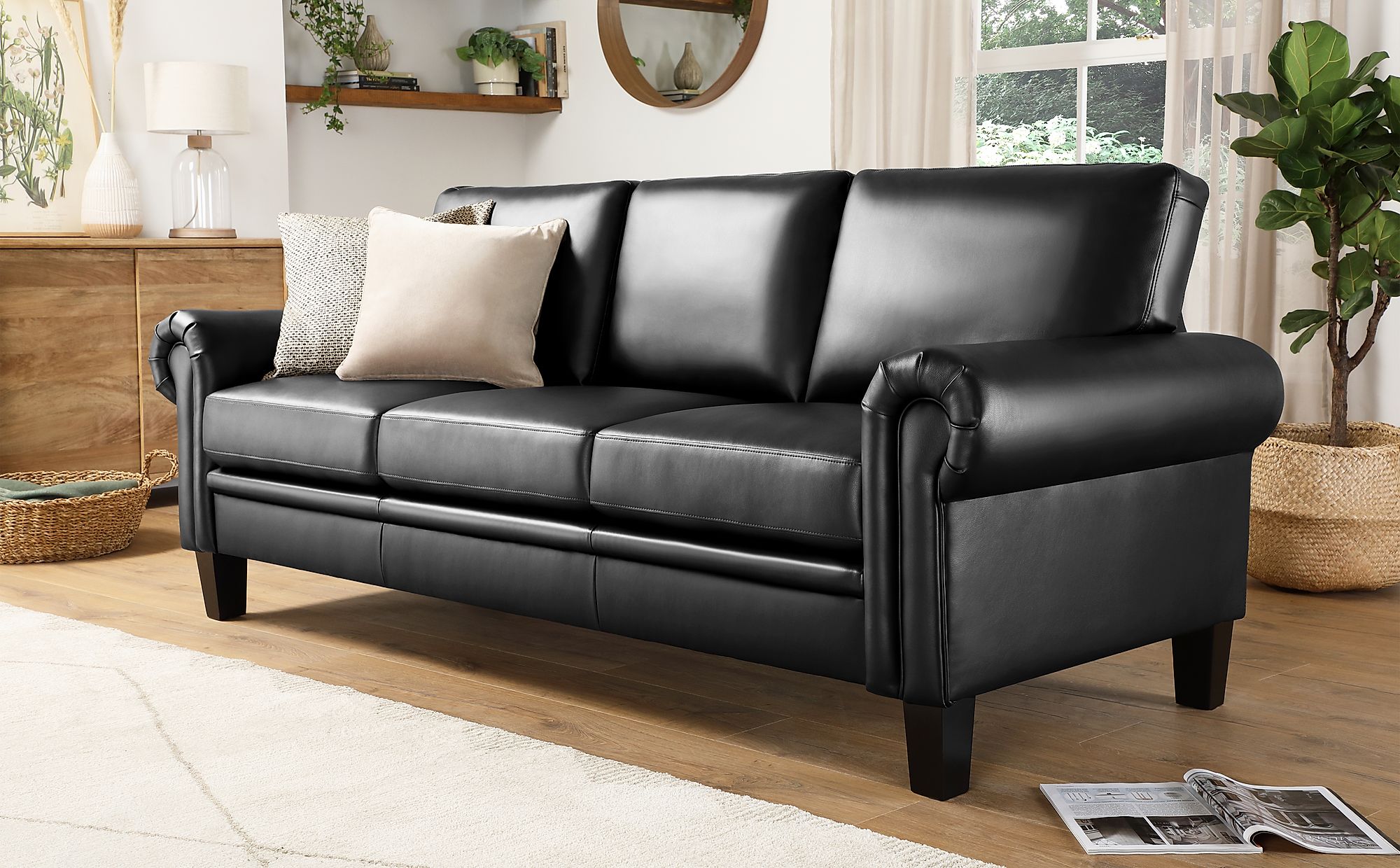 best comfortable leather sofa