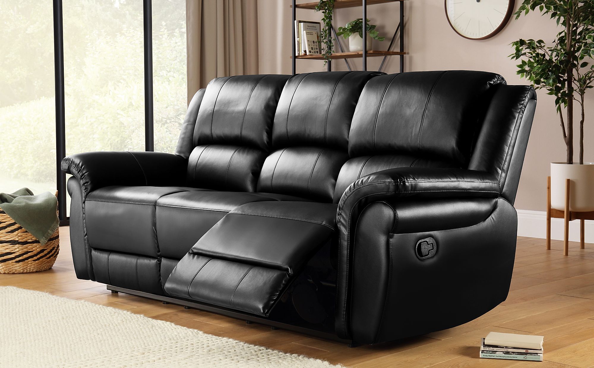 cheap leather recliner sofa online