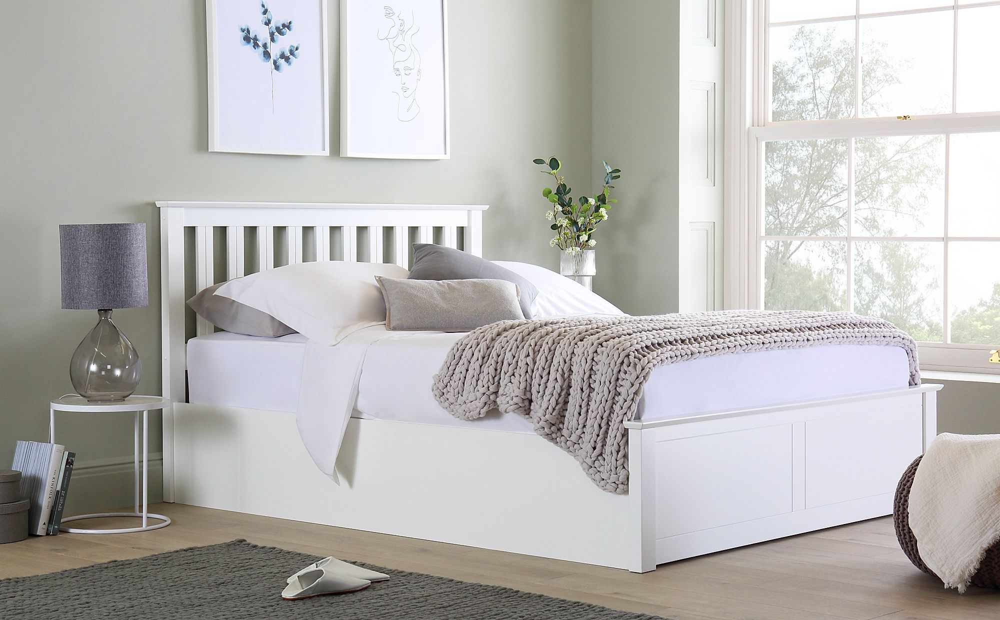 cheap small double ottoman beds with mattress