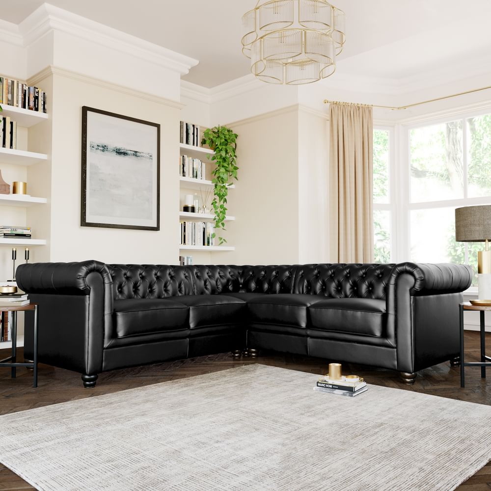 corner leather sofa