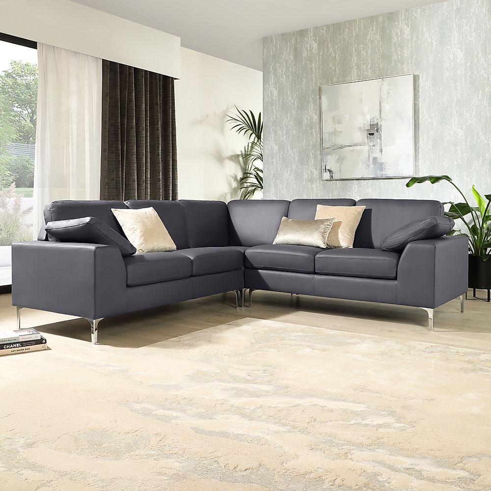 Valencia Grey Corner Sofa | Furniture And Choice