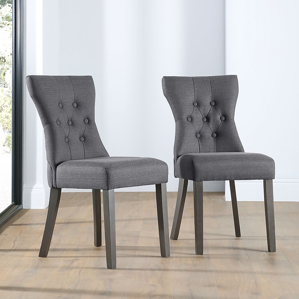 Grey Fabric Dining Chairs - Chair Design