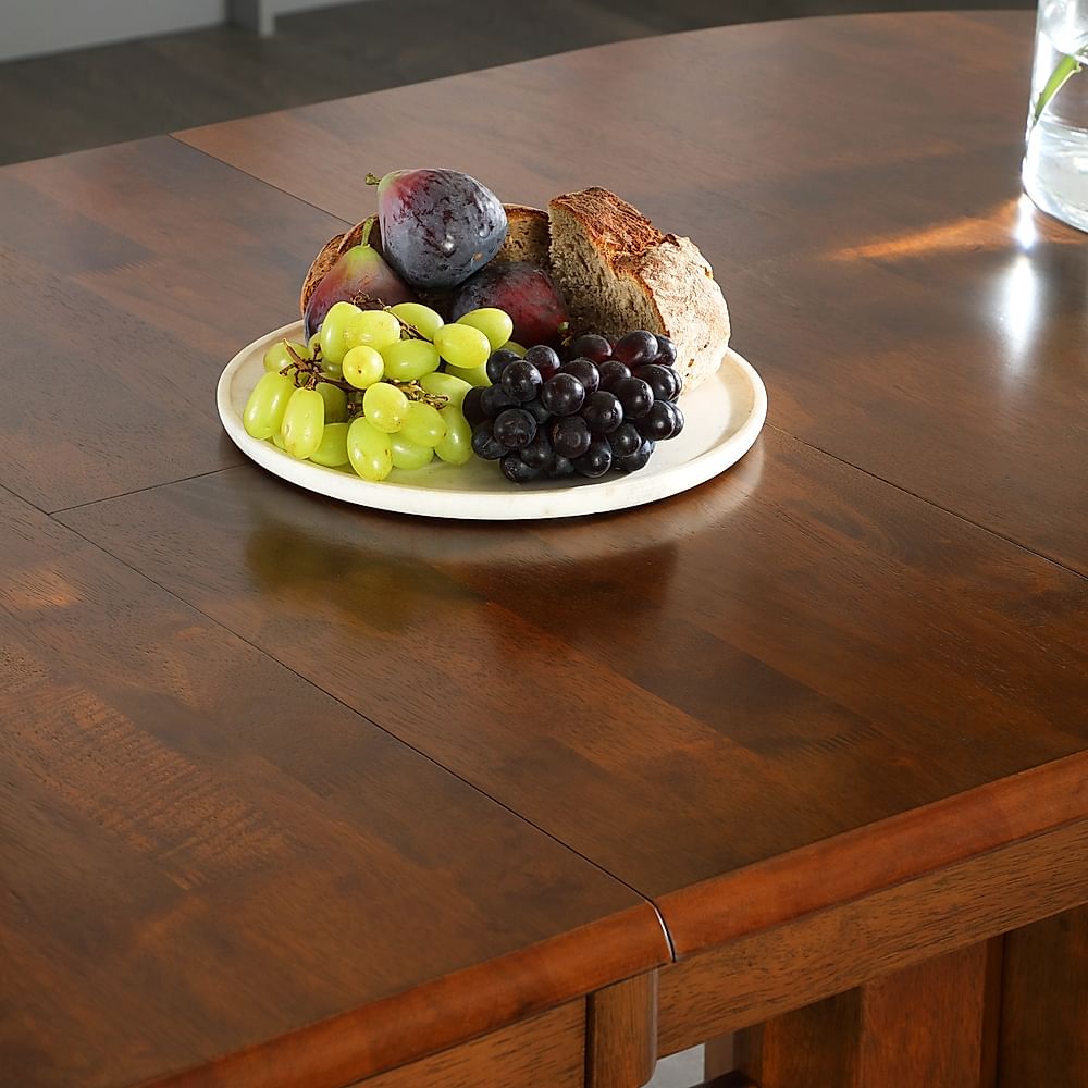 Townhouse Oval Extending Dining Table 4 Regent Chairs Dark Solid Hardwood Slate Grey Classic Linen Weave Fabric 150 180cm