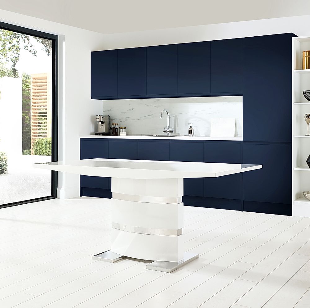 Round kitchen table shop with tile inlay