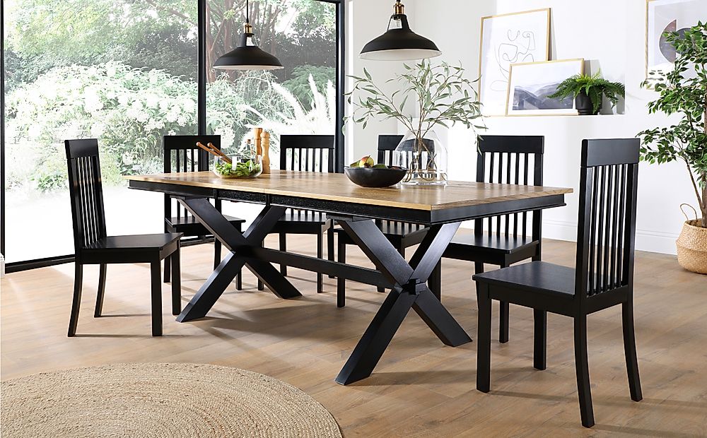 Painted Dining Room Chairs With Dark Wood Table