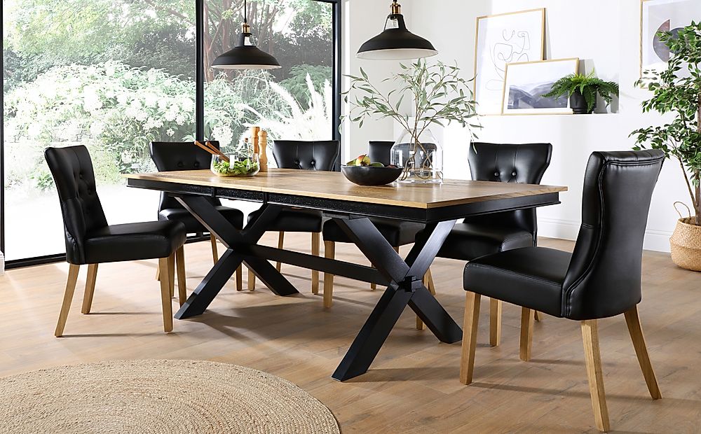 Extending Oak Dining Sets Ukrainian - £129 (till 25/11) Chiltern 120cm