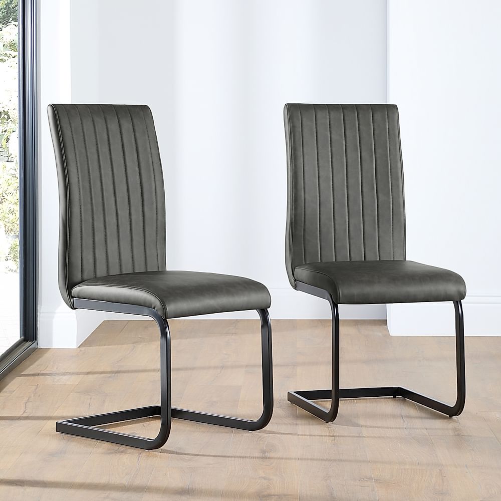 Charcoal dining chairs set of 4 deals