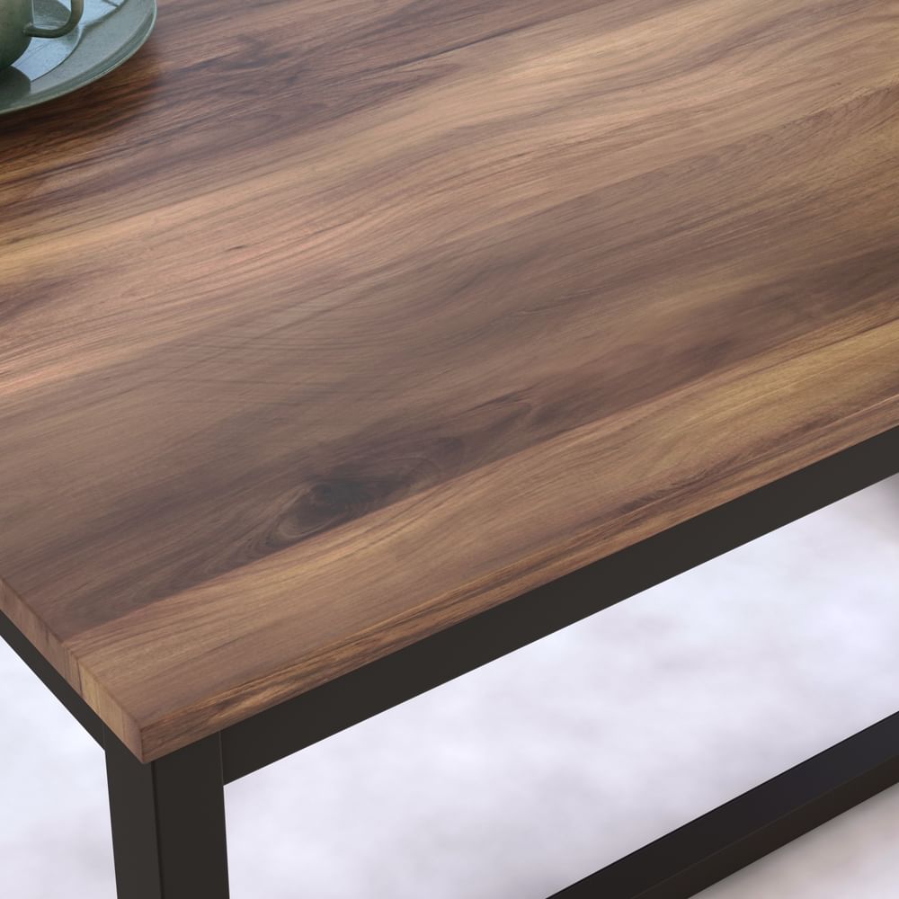 Dark walnut clearance dining table