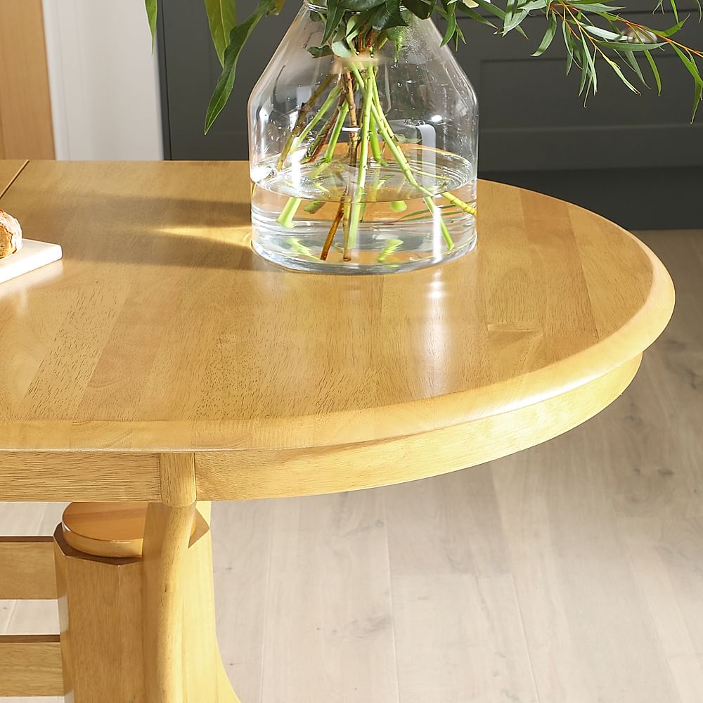 Oval oak extending dining table deals