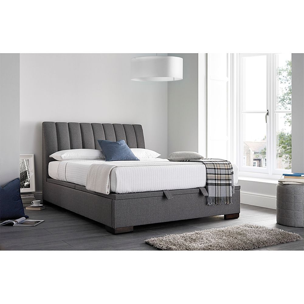 Belledorm divan bed base wrap valance charcoal grey single double king superking. gbp