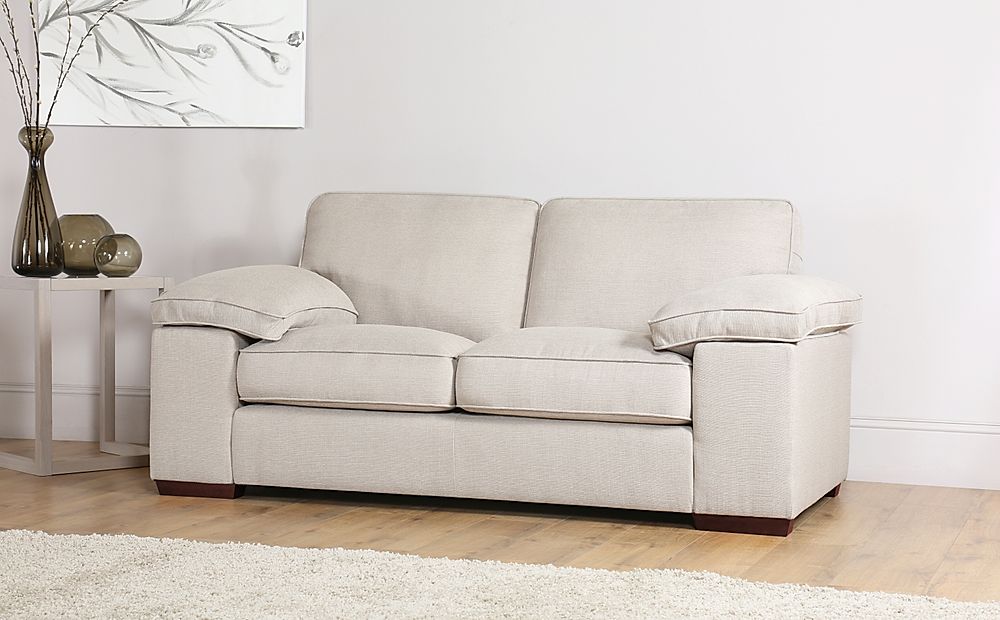 Cassie 2 Seater Sofa, Linen Classic Linen-Weave Fabric