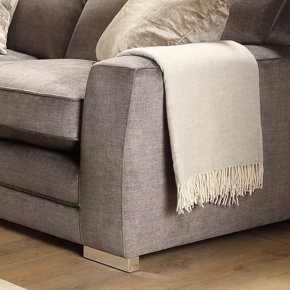 Vermont 3 2 Seater Sofa Set Grey Aura Velvet Only 1199.98