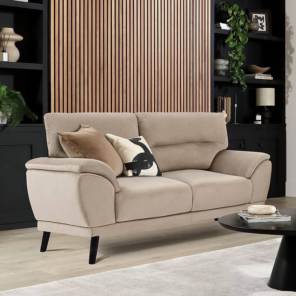 Alena 2 Seater Sofa, Champagne Classic Velvet