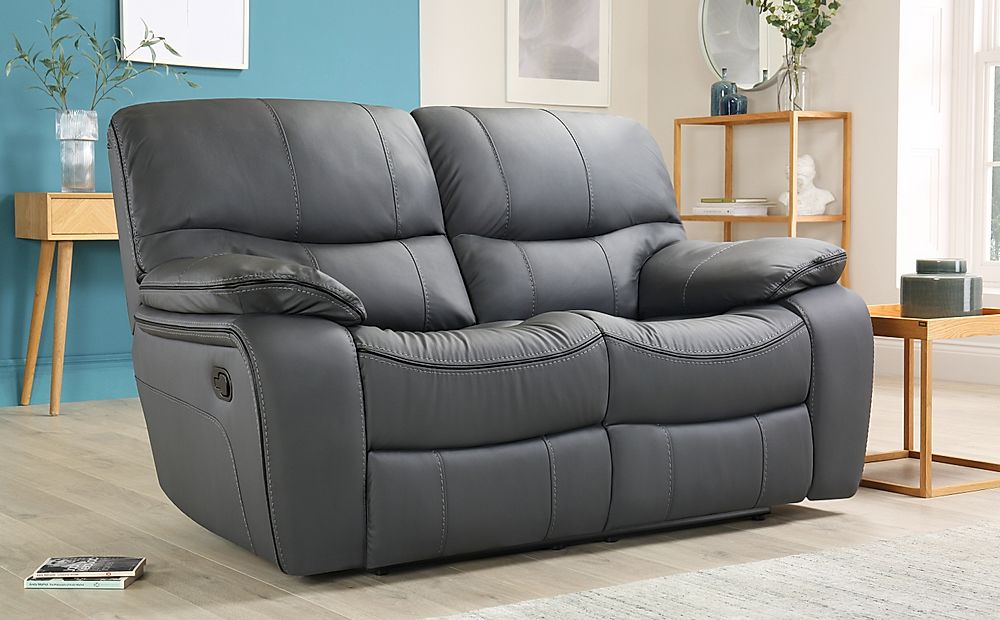 Mentalidad Copiar Mala suerte Beaumont Grey 2 Seater Recliner Sofa | Furniture And Choice