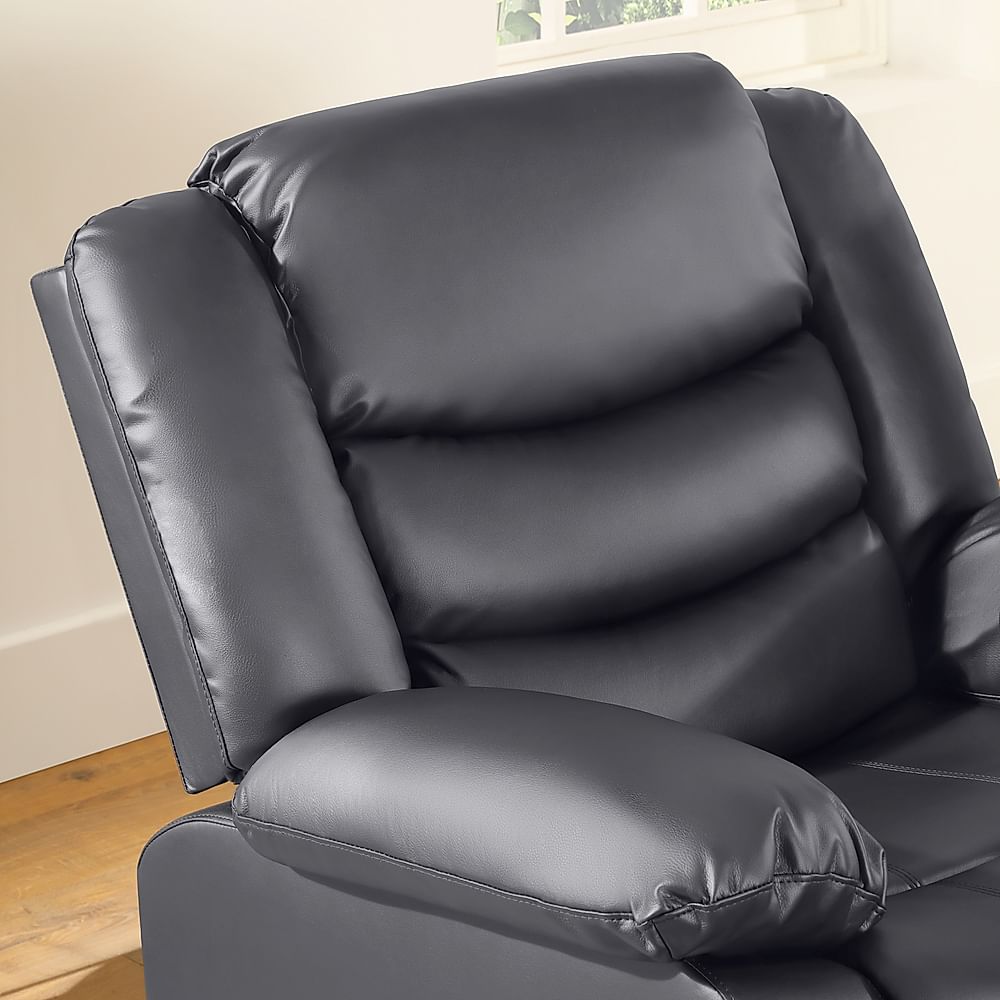 Vegan leather top recliner