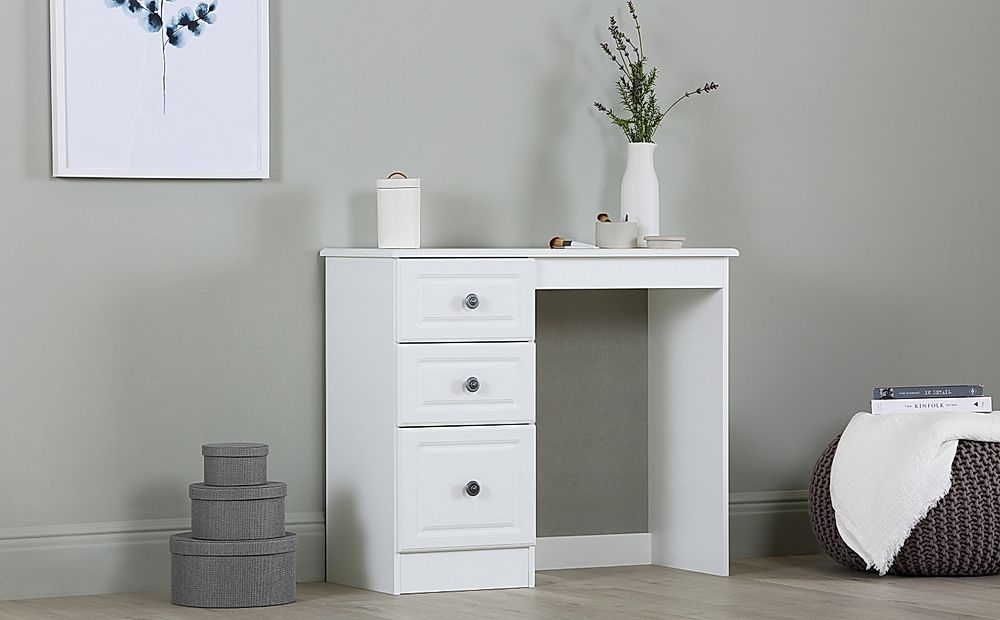 Pembroke White 3 Drawer Dressing Table Furniture And Choice