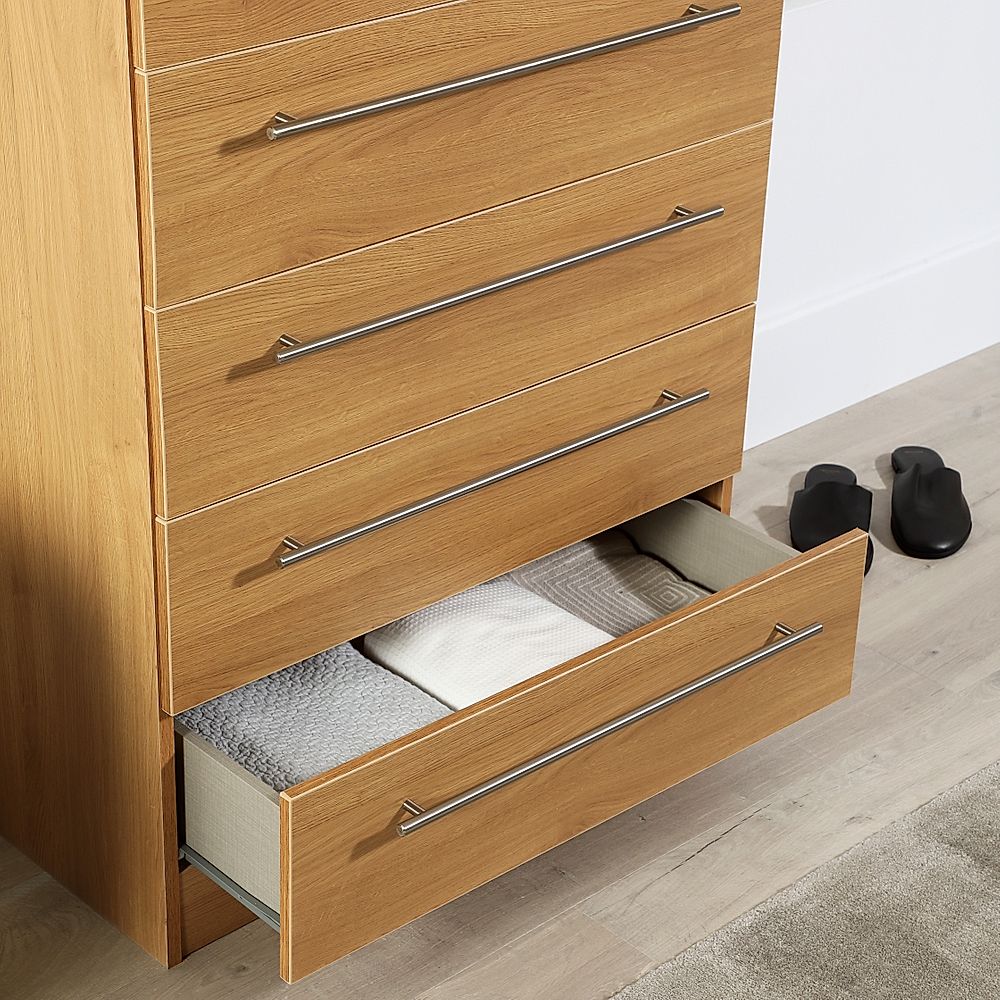 Sherwood Chest of Drawers 5 Drawer Natural Oak Effect Only