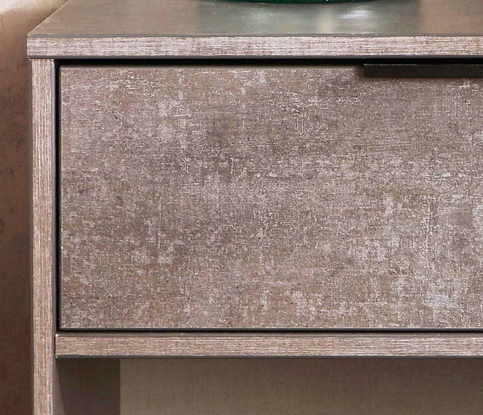 Pewter cheap bedside table