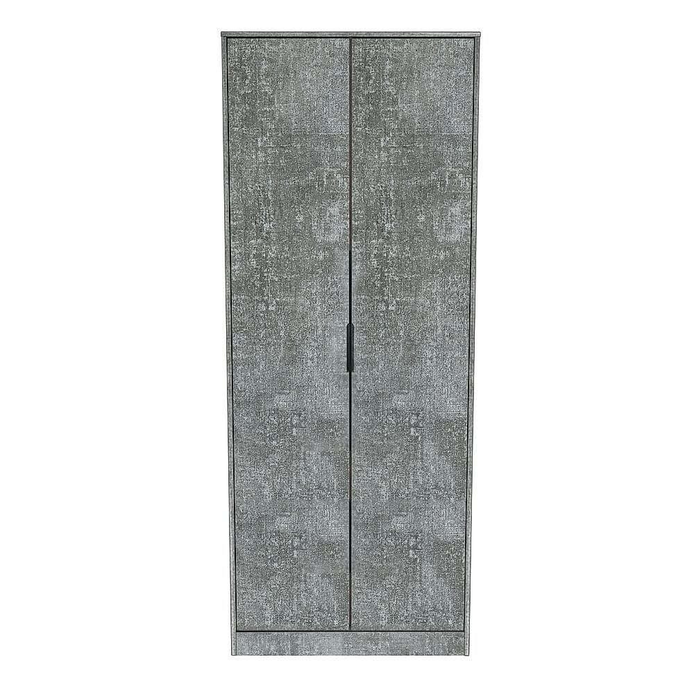 Loft Wardrobe, 2 Door, Grey Pewter Effect