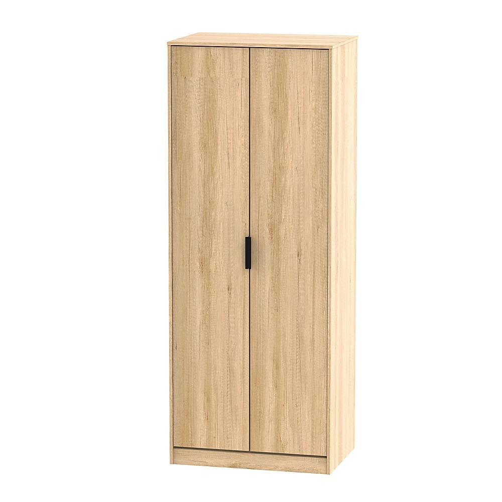 Cole Wardrobe, 2 Door, Light Oak Effect