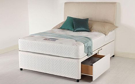 Healthopaedic Total Comfort 1000 Memory Foam 2 Drawer King Size Divan Bed