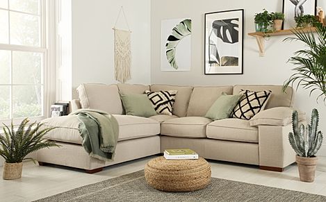 Beige Corner Sofas | Living Room Furniture | Furniture And Choice