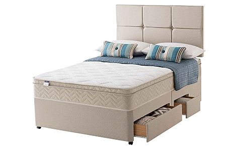 Silentnight Rio Miracoil Cushion Top Super King Size Divan Bed