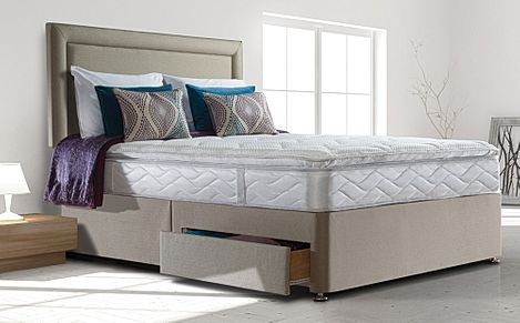 Sealy Pearl Luxury Double Divan Bed