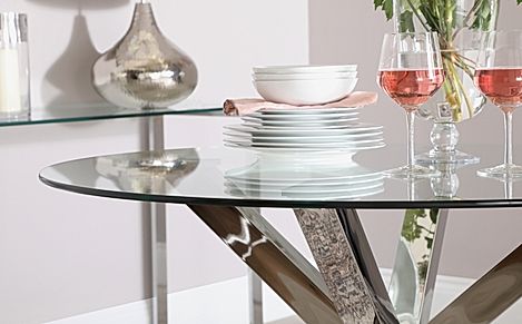 Structube glass dining table deals