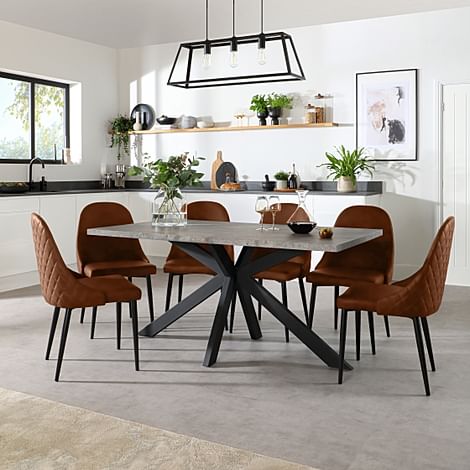Concrete table discount and chairs