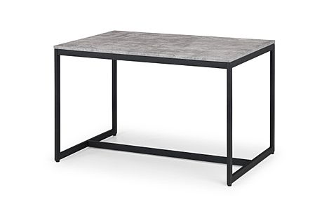 Thorpe Metal and Concrete 120cm Industrial Dining Table