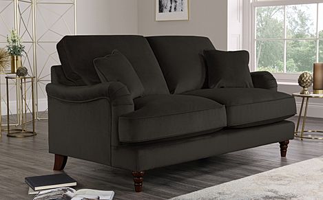 Eaton Charcoal Velvet 2 Seater Sofa
