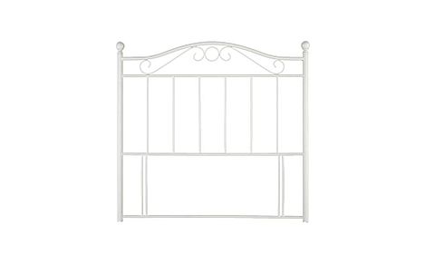 Sussex White Metal Small Double Headboard