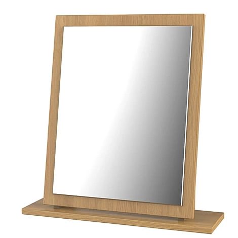 Sherwood Dressing Table Mirror, Small, Natural Oak Effect