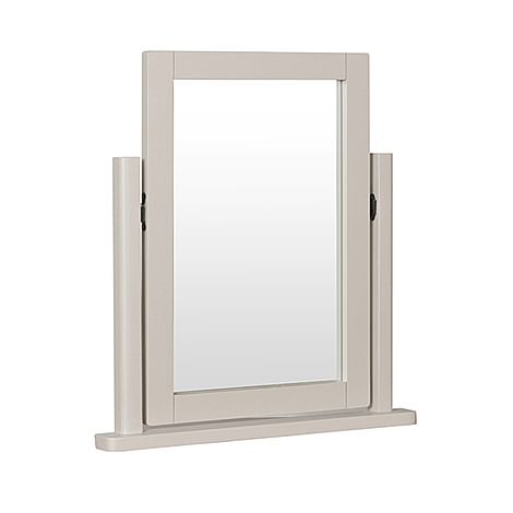 Newton Painted Grey and Oak Dressing Table Mirror