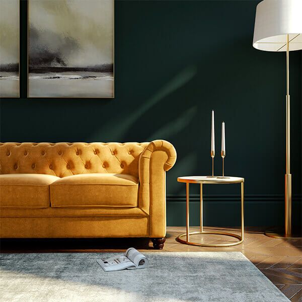 Furniture And Choice announce exclusive limited drop of mustard Hampton sofas