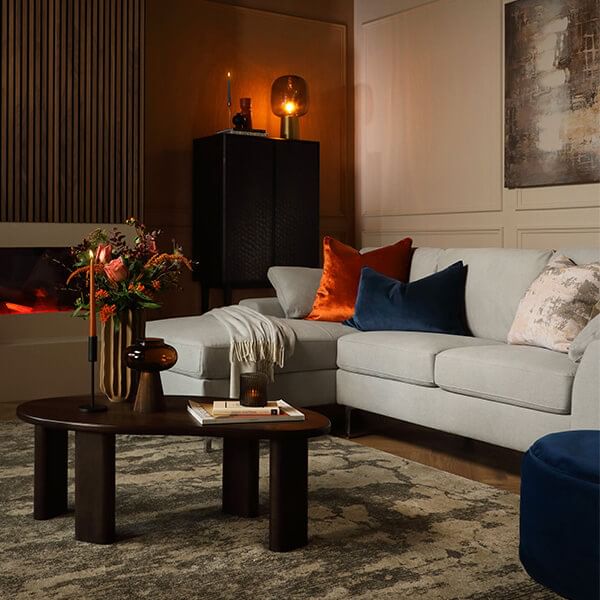 Warm up Autumn 2023 with cosy, dramatic interiors