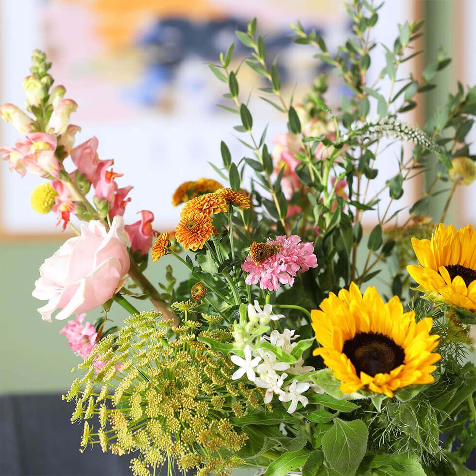 Floral bouquet for spring