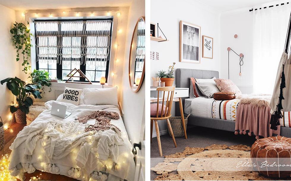 Cool ideas to make a teenage bedroom trendy for social media