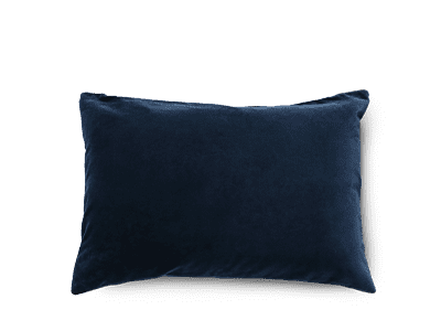 Cotton Cushion Navy - John Lewis