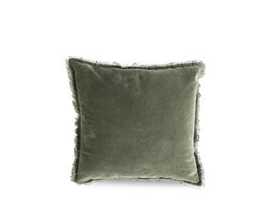 Velvet Fringe Cushion - Idyll Home