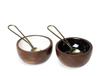 Sheesham Condiment Set - Just Slate