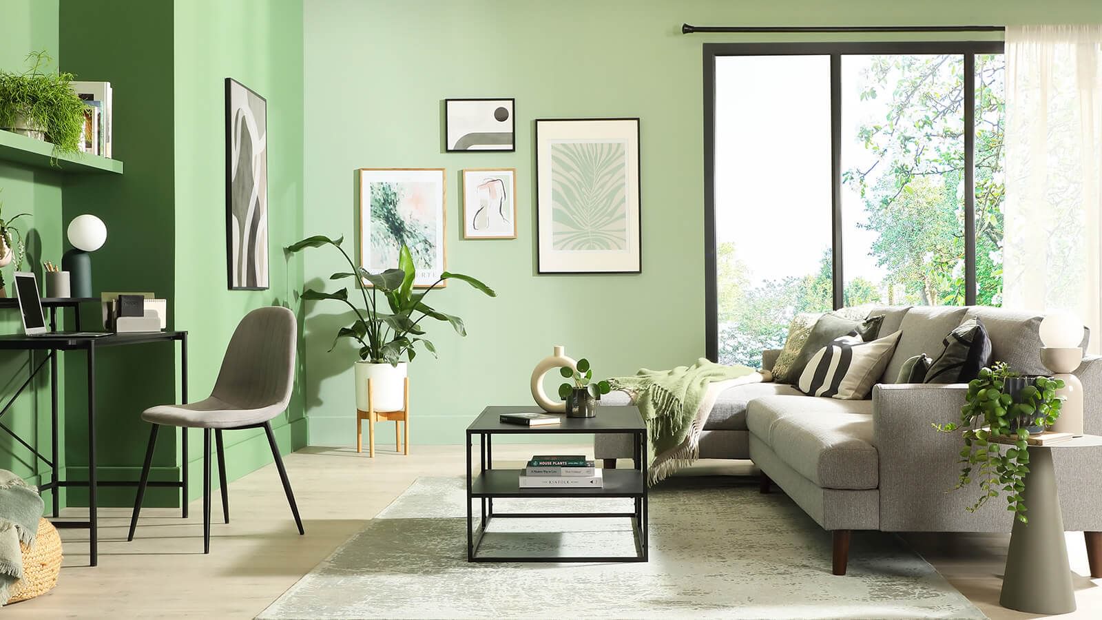 Green colour palette inspiration for the home
